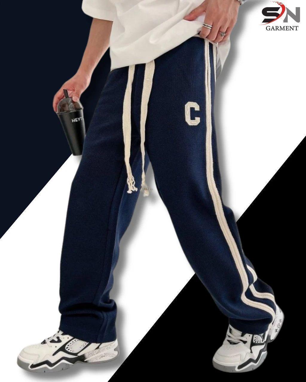 C Embroidery Baggy Trouser
