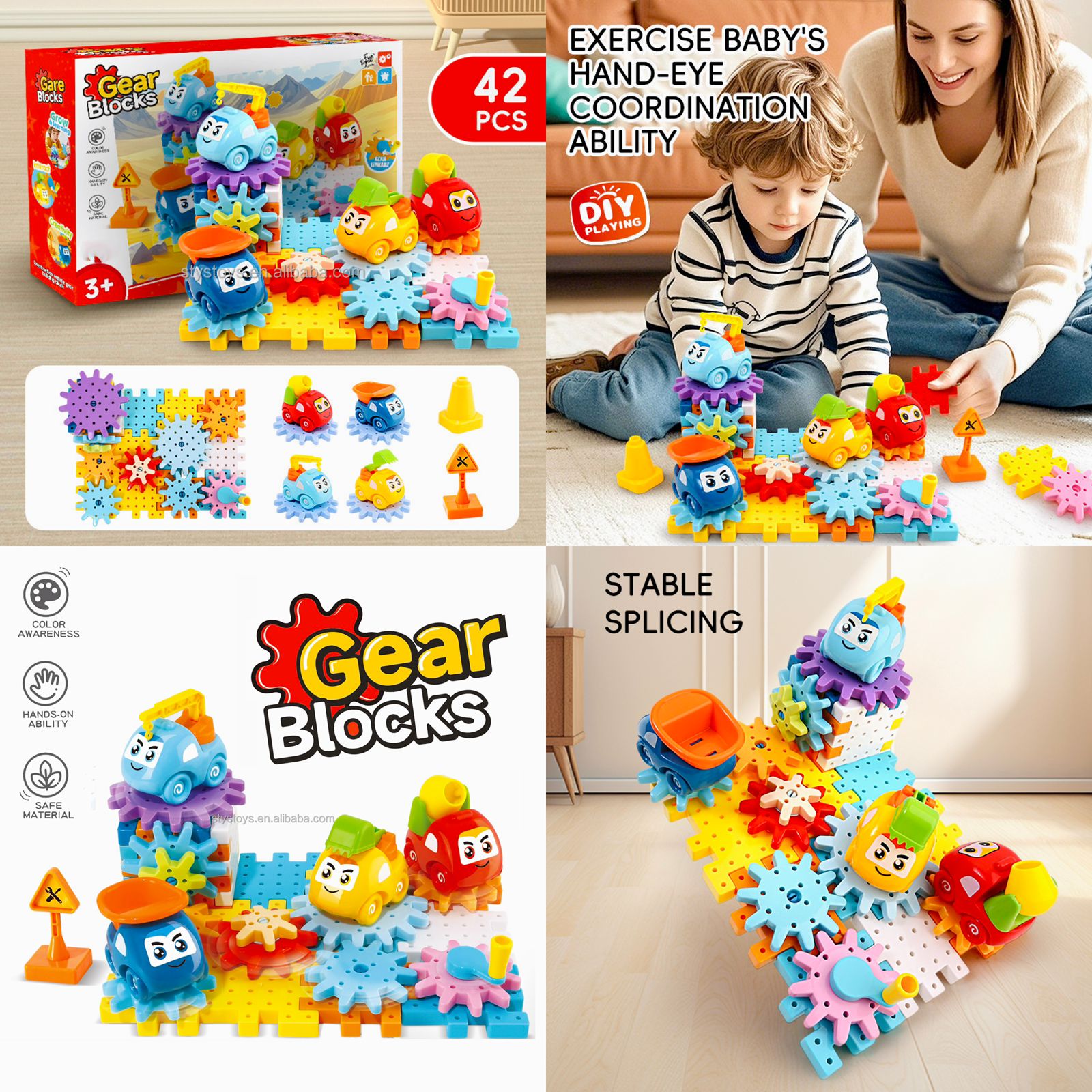 Kids Building Blocks Toys Large Particle