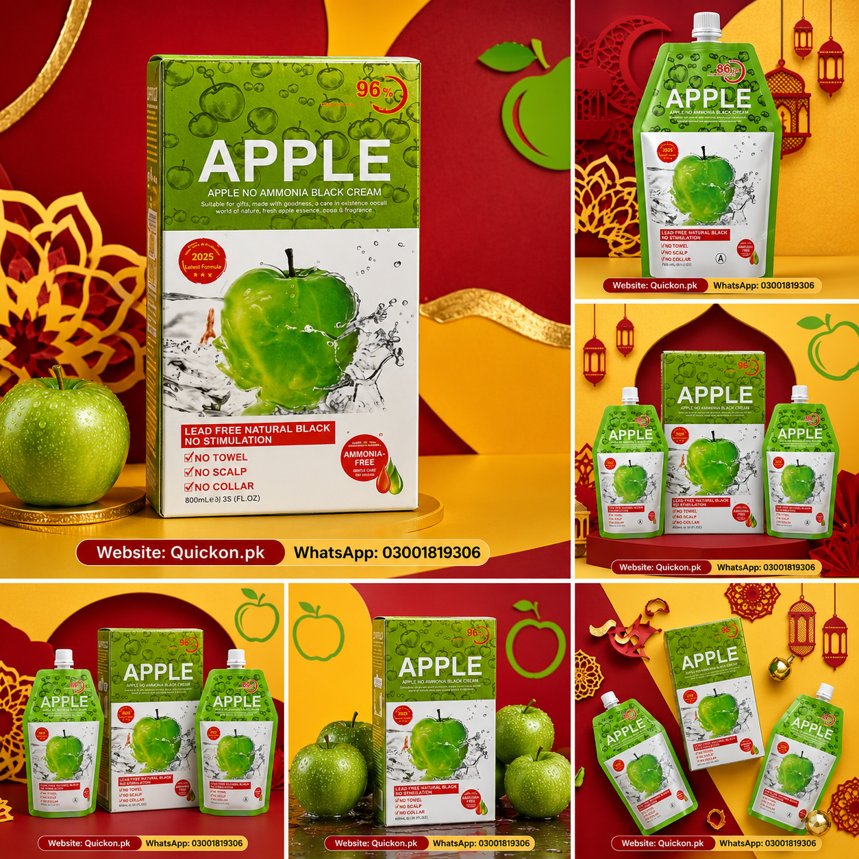 Buy Original Apple Hair Color Price in Sialkot – Long-lasting color – At Quickon.pk