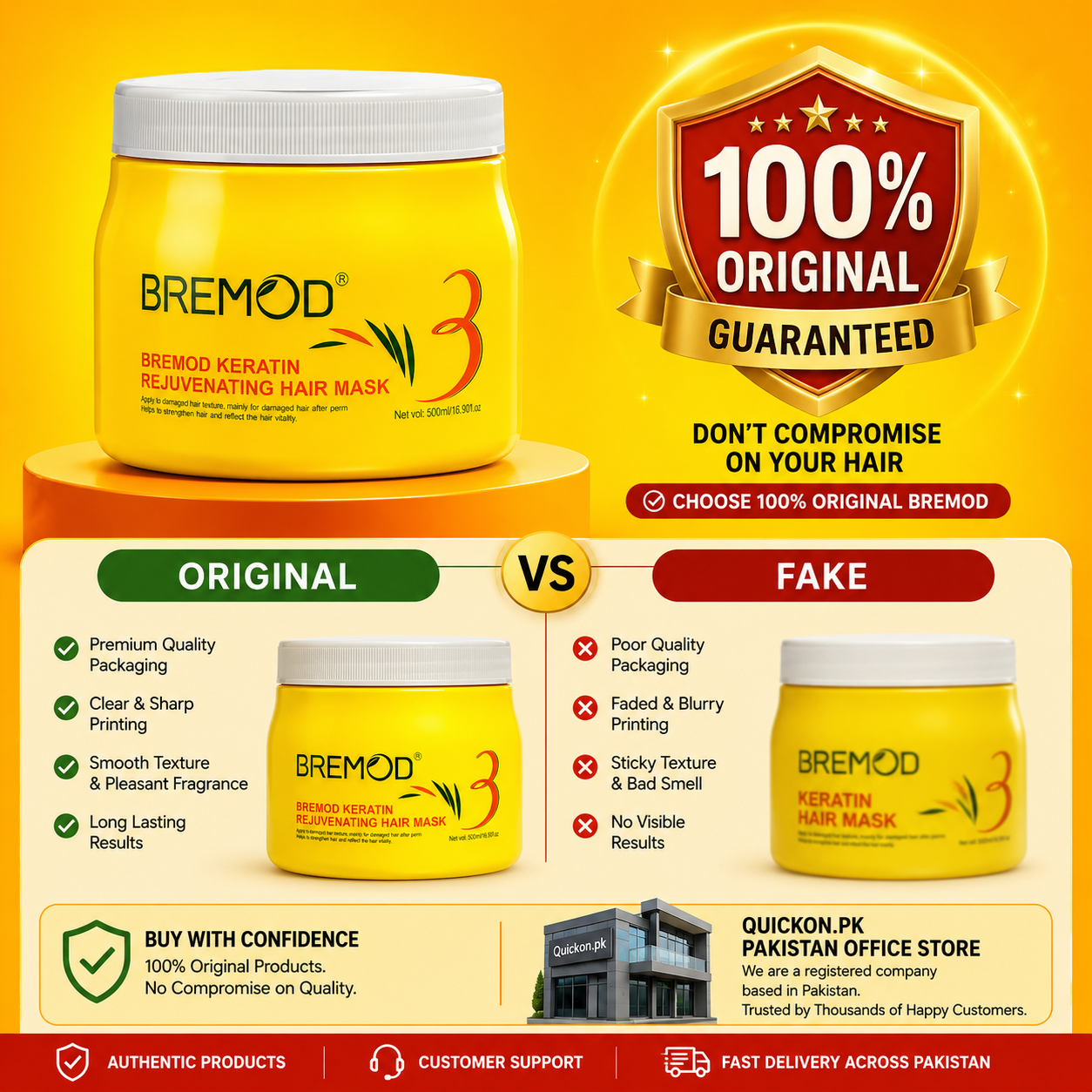 Bremod keratin rejuvenating hair mask price in Lahore – 03001819306