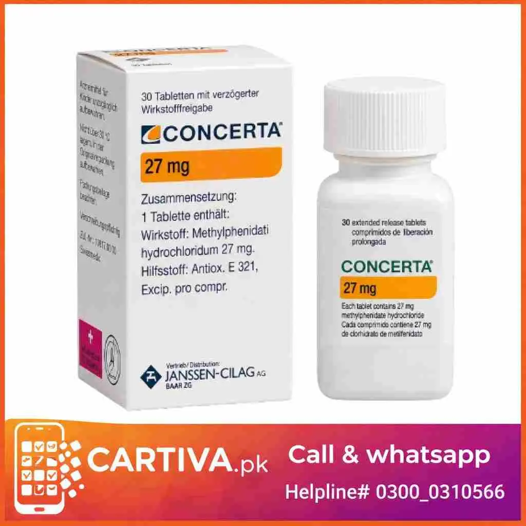 Concerta 27mg Price In Pakistan/03000310566