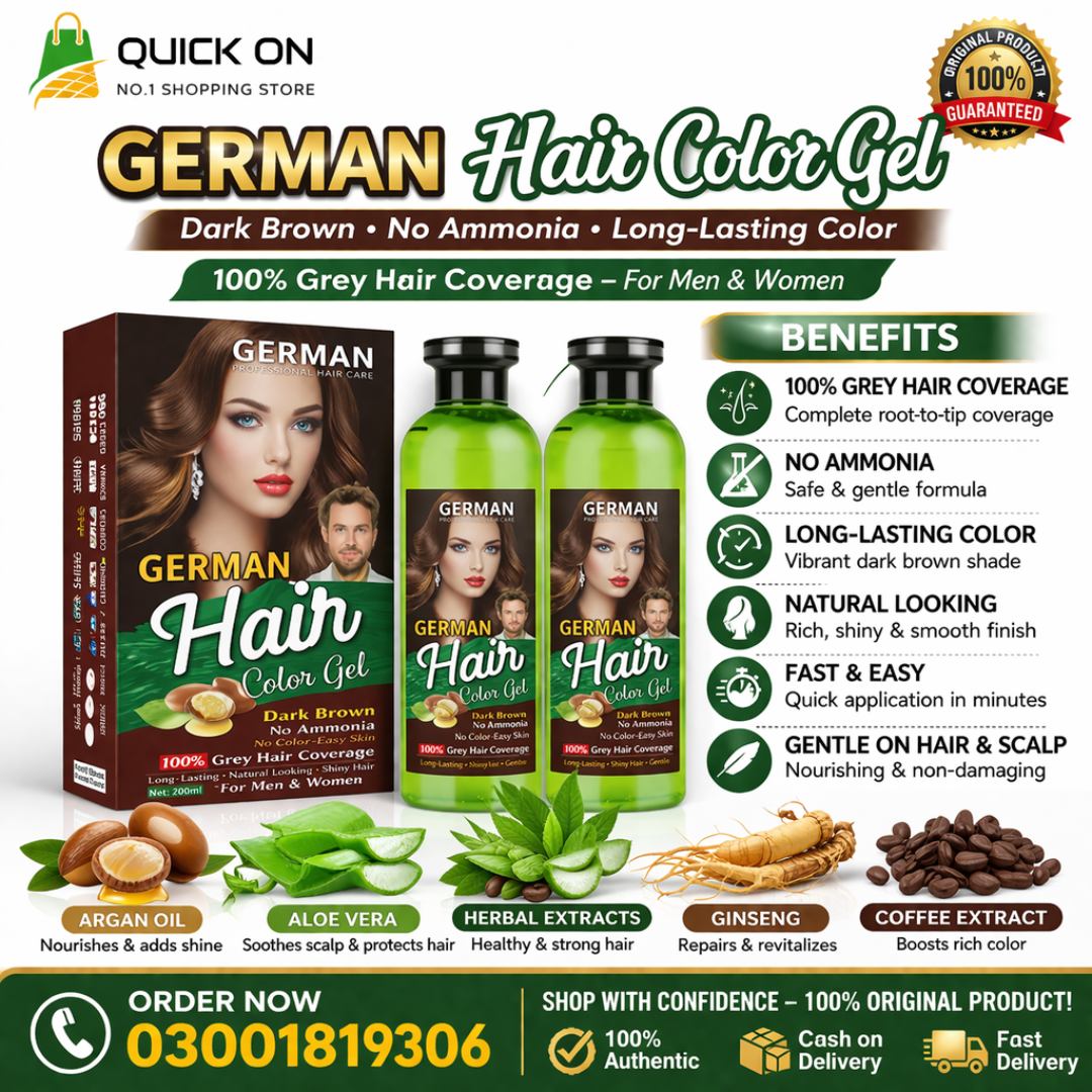Buy German Hair Color Gel Price in Sialkot Argan Oil – 030018190306