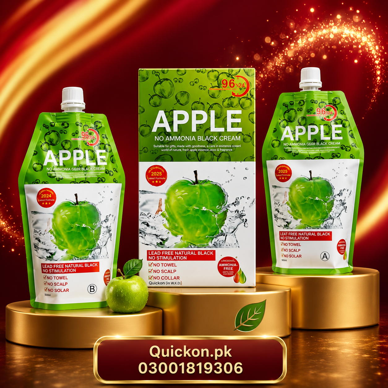 Buy Original Apple Hair Color Price in Kasur – Long-lasting color – At Quickon.pk