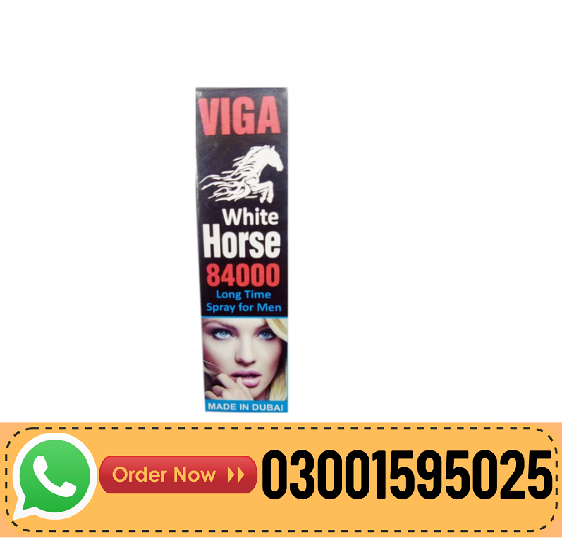 Viga White Horse Long Time Spray For Men In Pakistan-03001595025