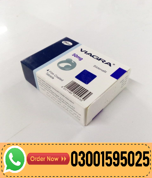 Viagra 50mg 4 Coated Tablets Price In Pakistan- 03001595025