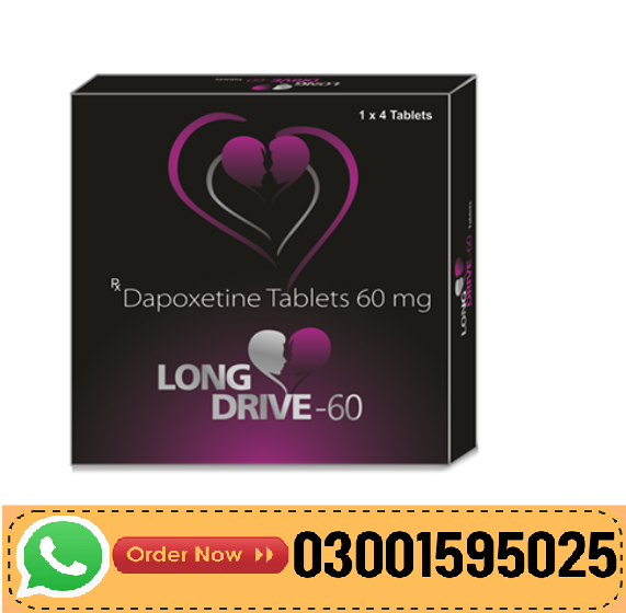 Long Drive 60mg Dapoxetine Tablets Price In Pakistan- 03001595025