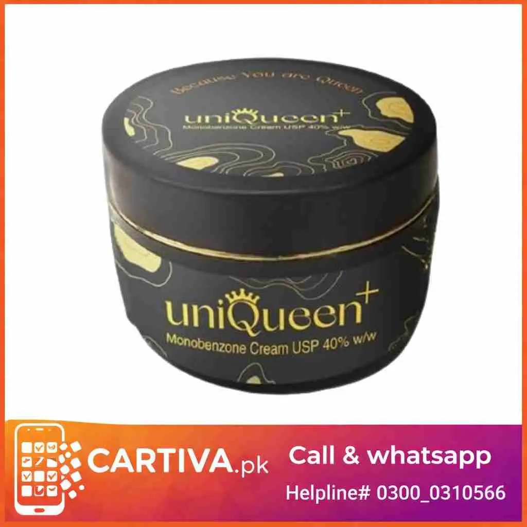 Uniqueen Monobenzone Cream USP 40% In Pakistan/03000310566