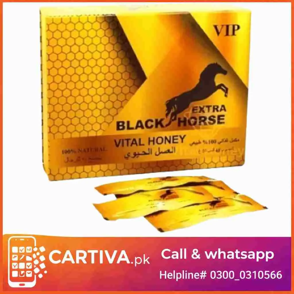 Vip Extra Black Horse Power Vital Honey Sachet for Men in Pakistan/03000310566