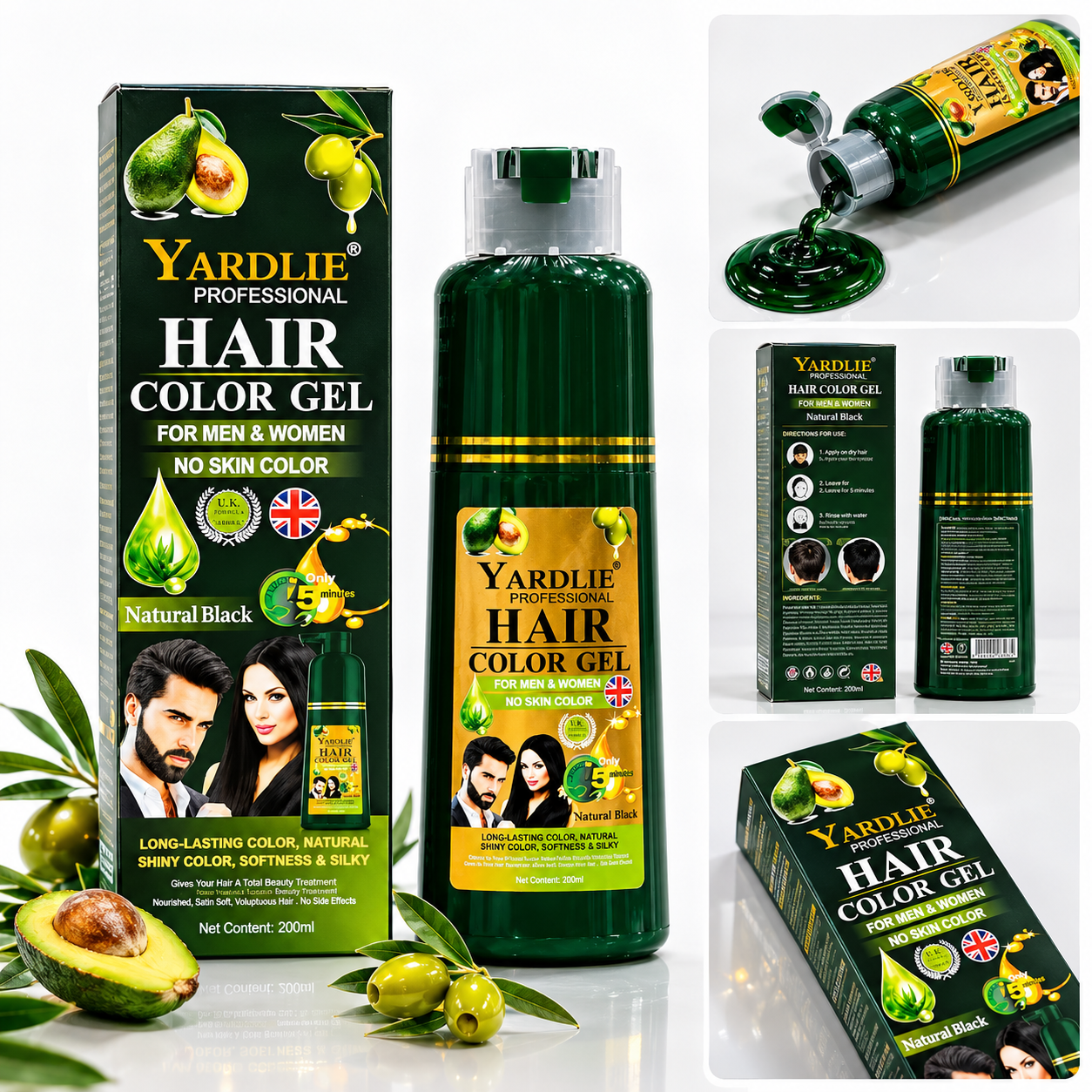 Buy Original Yardlie Hair Color gel – Yardlie Hair Color Gel Price in Faisalabad – At Quickon.pk Official Store