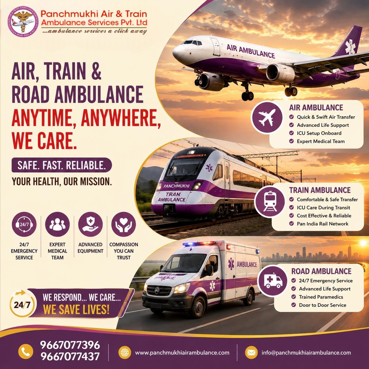 Comfort is the Fundamental Focus of Arranging Air Ambulance Service in Coimbatore