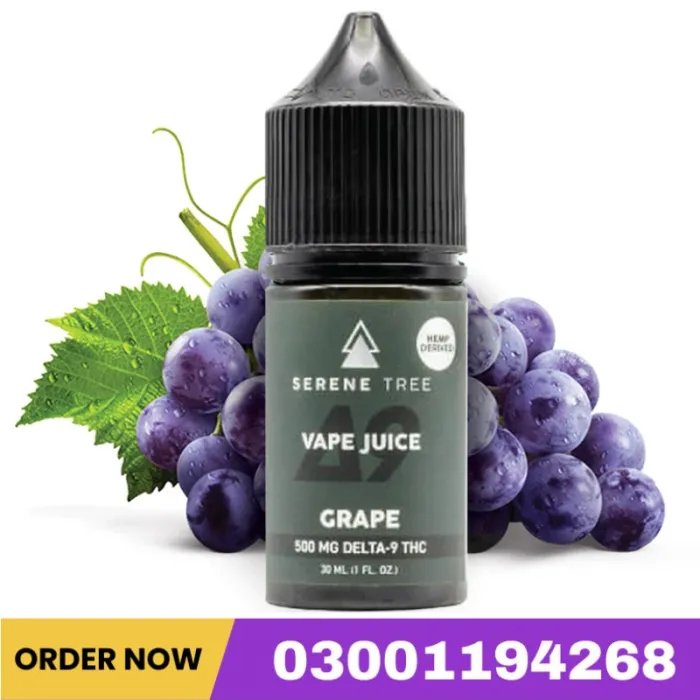 Serene Tree Delta-9 THC Grape Vape Juice 1200mg – 03001194268