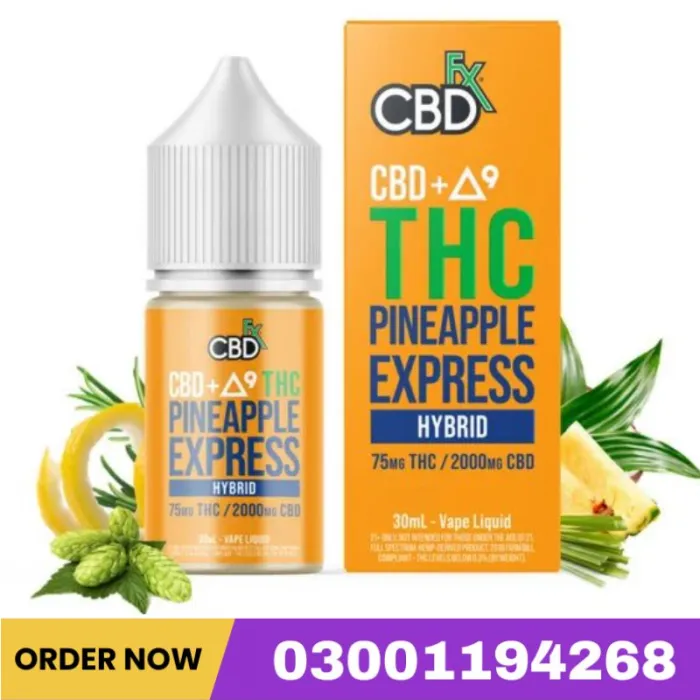 CBD + Delta-9 Thc Vape Juice : Pineapple Express – Hybrid Price In Pakistan – 03001194268