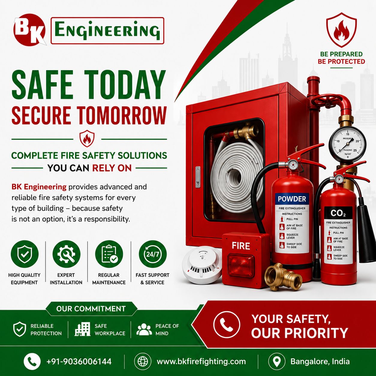 Book Fire Safety Systems in Chennai for Your Modern Buildings