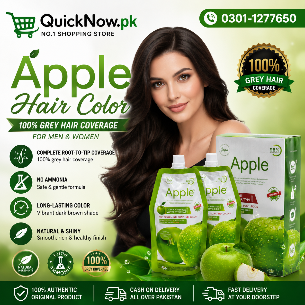 Apple Hair Color Price In Larkana – 03011277650