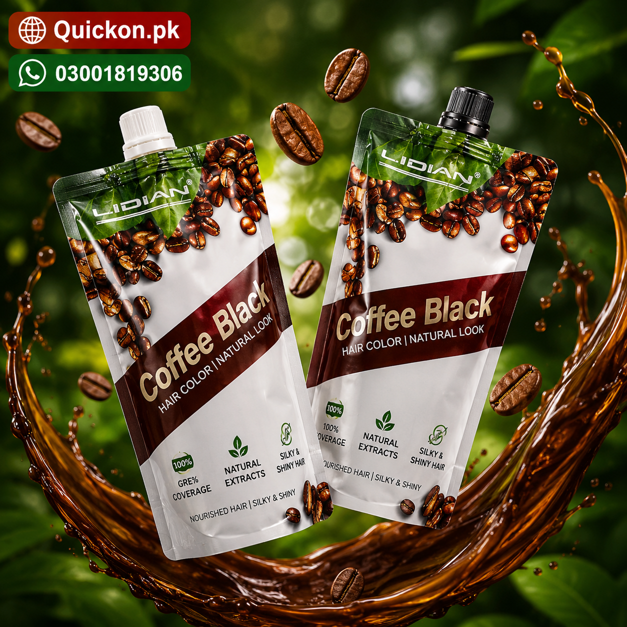 Coffee Hair Color Price in Gujrat – Original Coffee Hair Color – Coffee Hair Color For White Hair – 03001819306