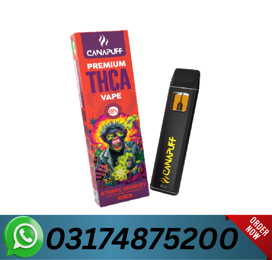 THCA Vape Atomic Monkey 99% 1ml In Quetta – {03174875200}