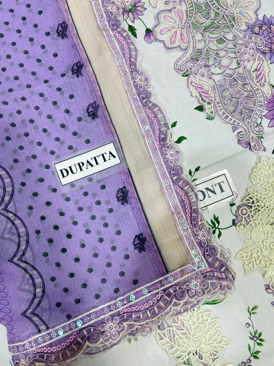 Printed Lawn Front Back & Sleeves