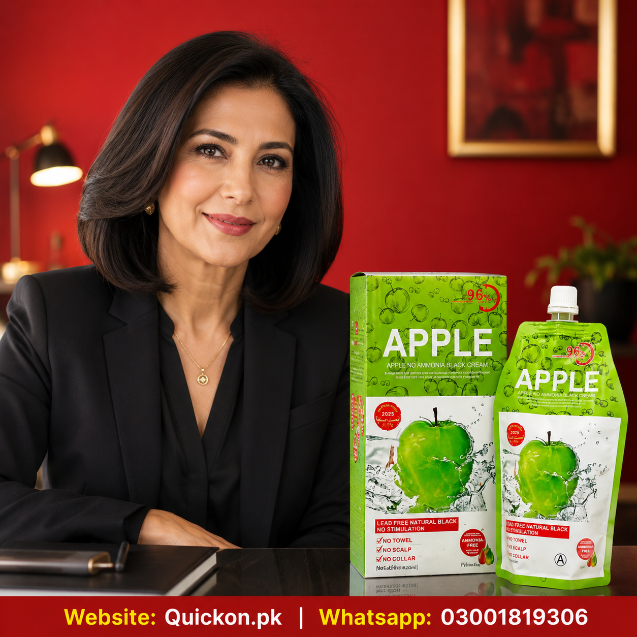 Apple Hair Color Dark Brown – Apple Hair Color Black Cream – Apple Hair Color Price in Mansehra – 03001819306