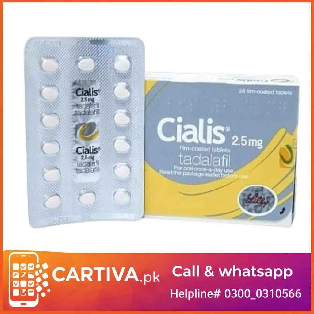 Cialis Tadalafil 2.5mg Tablet in Pakistan/03000310566