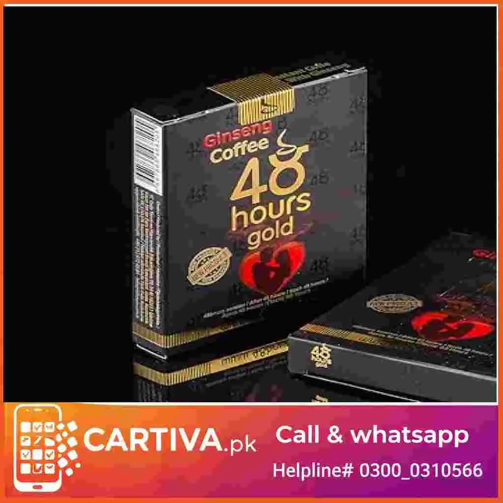 Ginseng 48 Hours Gold Coffee Premium Herbal Energy Coffee in Pakistan/03000310566