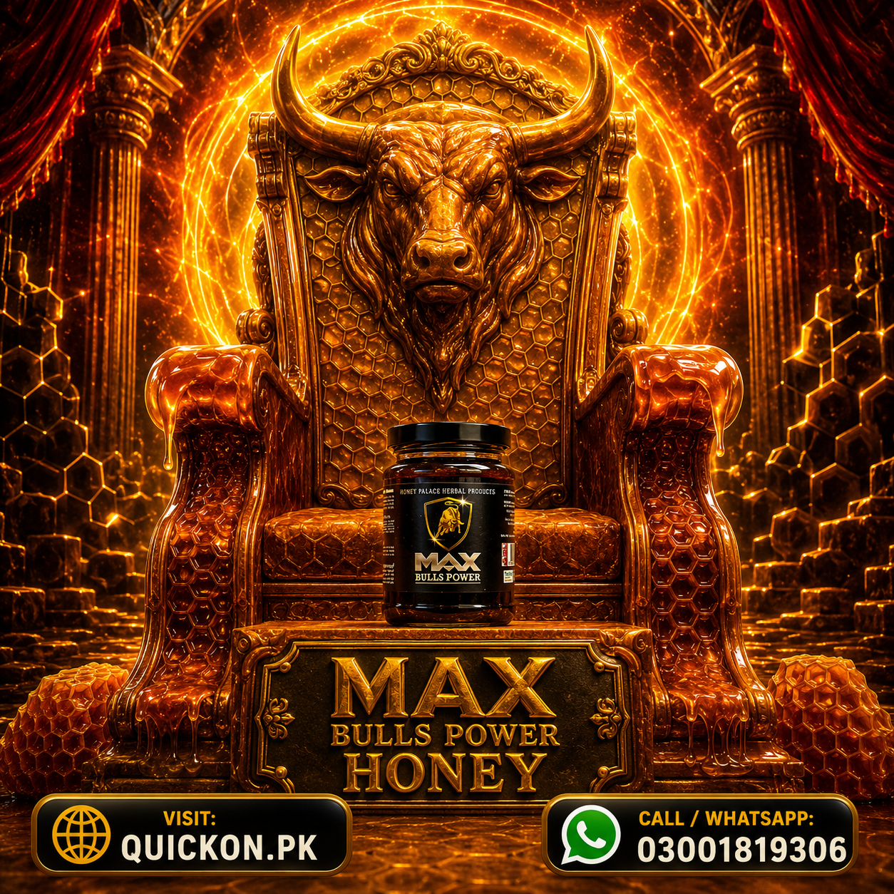 Max Bulls Power Honey Price in Chakwal – 03001819306
