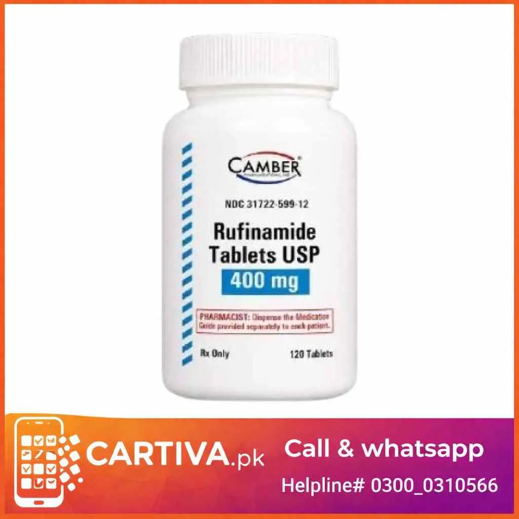 Rufinamide 400mg Tablet in Pakistan/03000310566