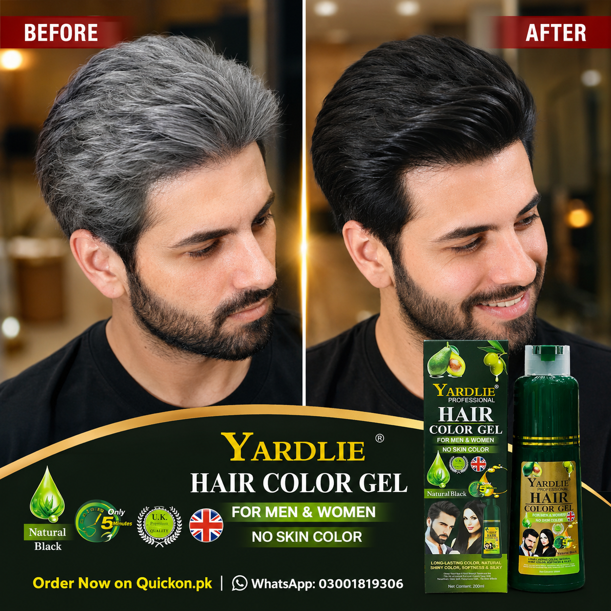 Yardlie Hair Color Gel Price in Multan – 03001819306
