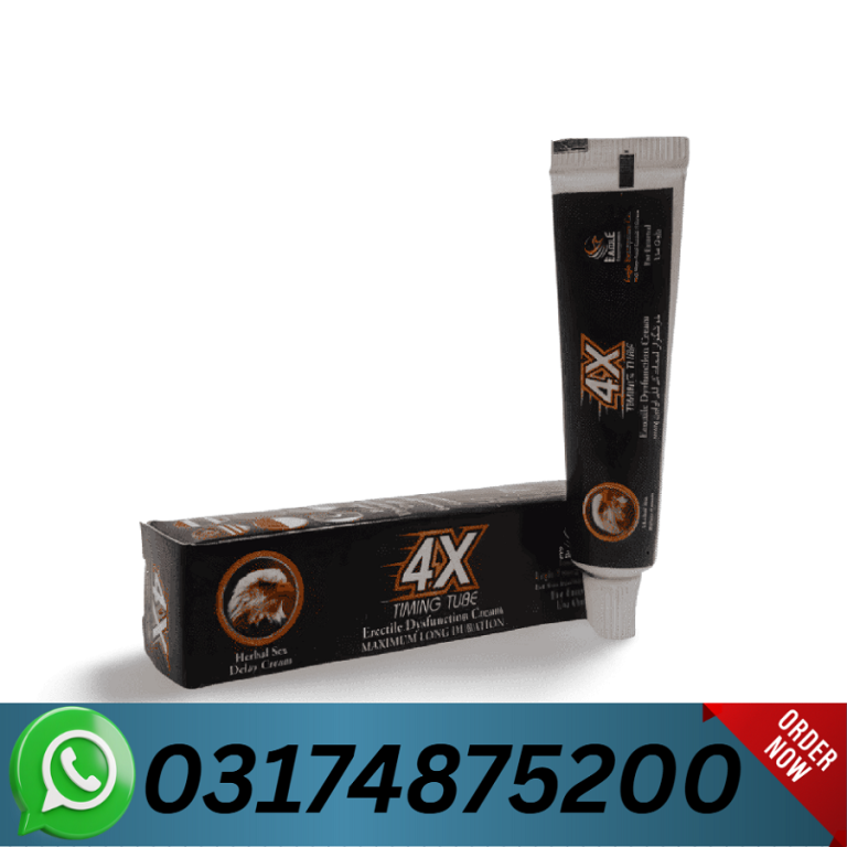 4X Timing Tube Delay Cream For Men Price In Gujrat – 03174875200