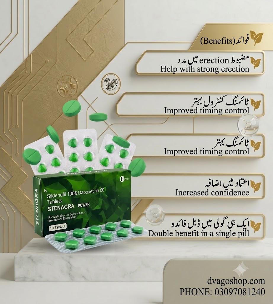 Stenagra Power Dapoxetine Tablets Price In Shikarpur