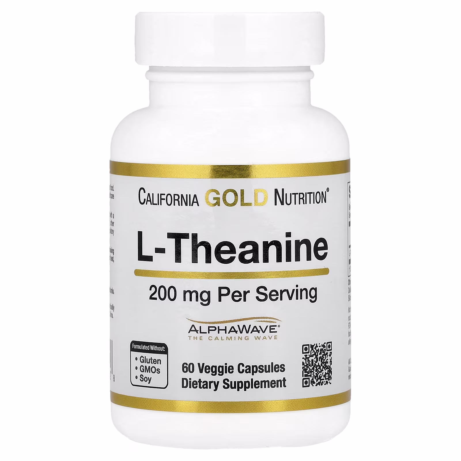 California Gold Nutrition L-Theanine AlphaWave 200 mg – Price in Kohat
