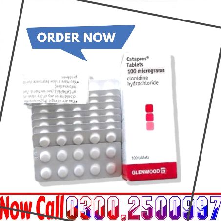 100 Catapres Tablets In Lahore % 03002500997 % Online