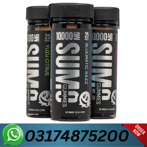 Half Bak’d Sumo Blend Gummies 10000mg Price In Pakistan- 03174875200- thcvape.com.pk