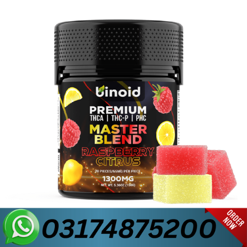 Binoid Master Blend Gummies 1300mg Price In Pakistan- 03174875200- thcvape.com.pk