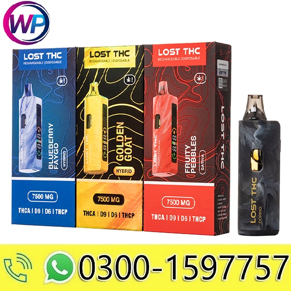 Lost THC V2 Disposable 7.5G In Karachi – 03001597757