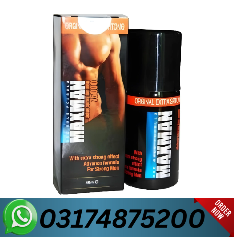 Maxman Delay Spray 75000 for Men Price In Kamalia – 03001595025