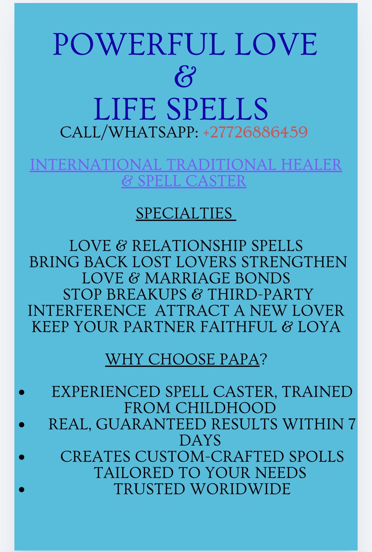 +27726886459Effective 0 Love Spells Love Charm/Love Portion & Love Spell Caster, Voodoo, Black Magic In Connecticut (USA) Belarus, Belize, London, Uk