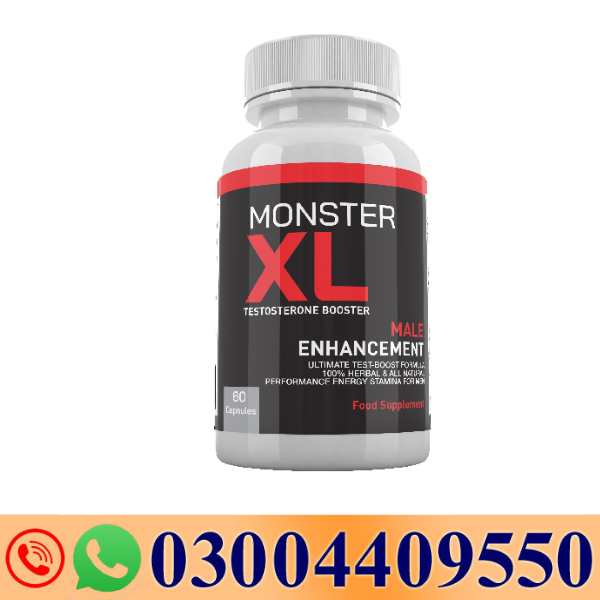 Monster Xl Testosterone Booster Male Enhancement 60 Capsules In Pakistan-03004409550 – Darazshops.com