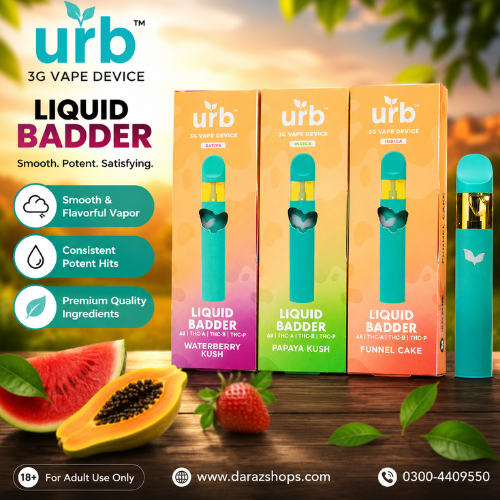 URB THC Vape Disposable In Pakistan- 03004409550- Darazshops.com