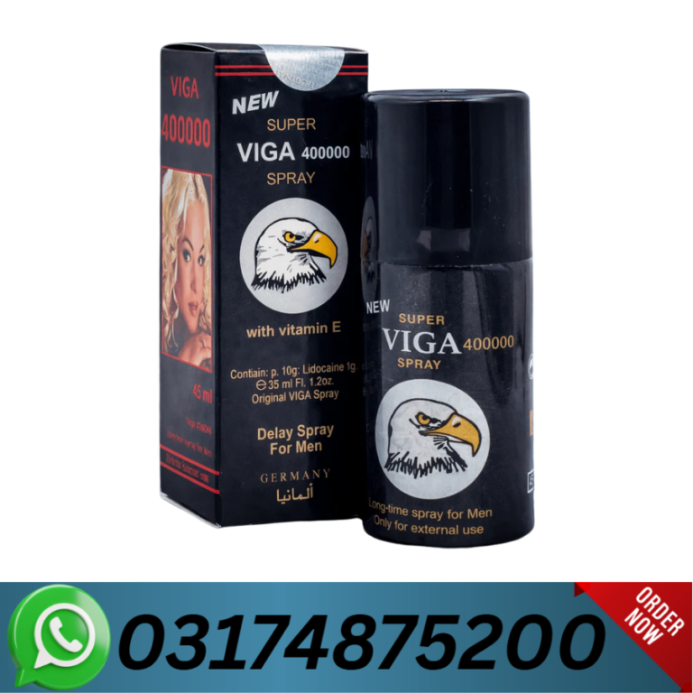 Viga Delay Spray For Men Super Viga 400000 BLACK In Gujrawala – 03001595025
