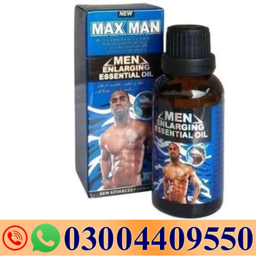 Maxman Men Enlarging Essential Oil 30 Ml (Blue) In Pakistan- 03004409550- Darazshops.com
