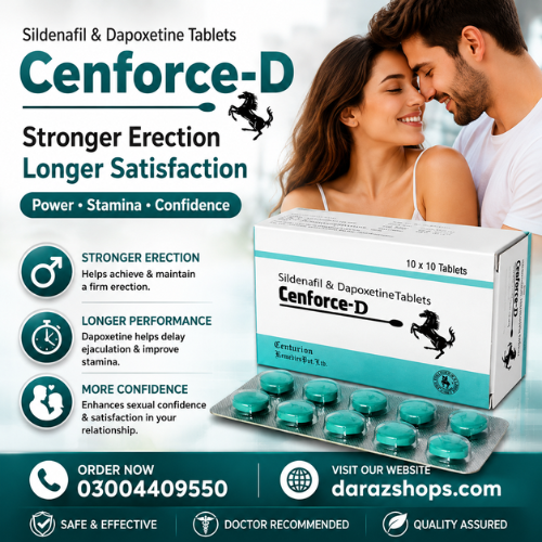 Cenforce D 100+60 Mg In Pakistan – 03004409550- Darazshops.com