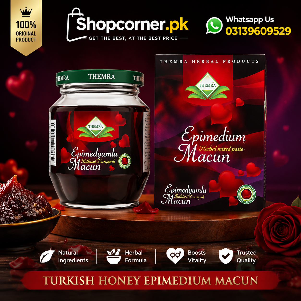 Epimedium Macun Price in Sukkur – 240g Jar – 03139609529