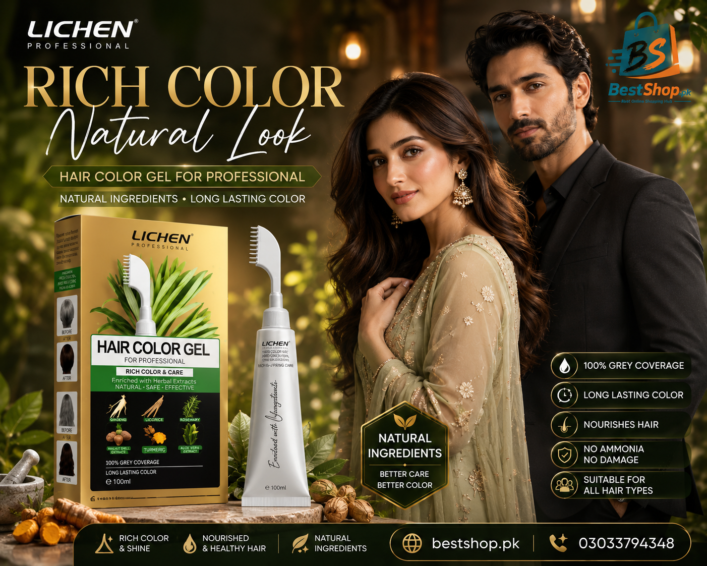 Get Salon-Quality Results with Lichen Professional Hair Color Gel