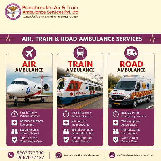 Get Assisted Regarding Your Needs at Panchmukhi Air Ambulance Service in Lucknow