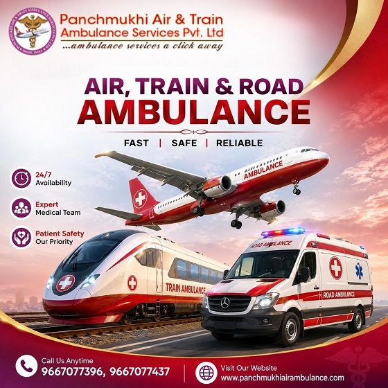 Have No Discomfort in Transit via Panchmukhi Air Ambulance Service in Pune