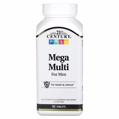 21st Century Mega Multi for Men 90 Tablets Price in Faisalabad