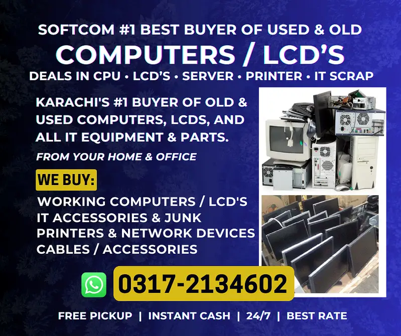 We Buy Old/Broken Laptops, Computers & Monitors | Top Cash Buyer