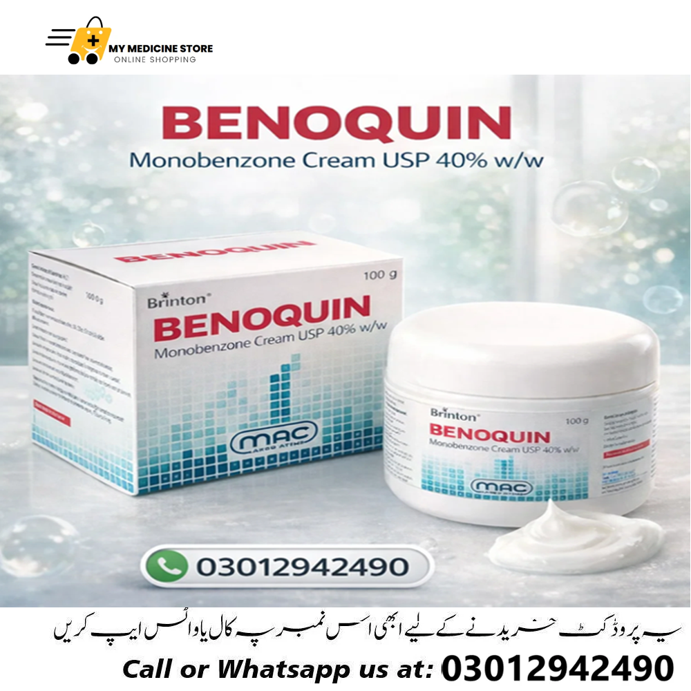 Benoquin Monobenzone Cream USP 40% in Pakistan