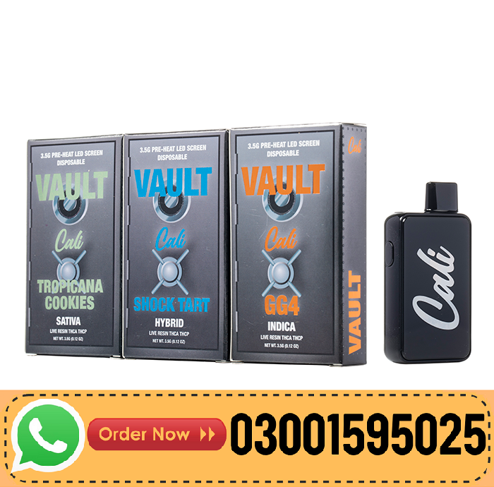 Cali Extrax VAULT Disposable 3.5G In Kamber Ali Khan – 03001595025