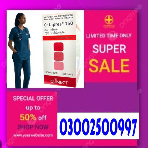 USP Catapres 0.1 mg In Lahore – 03002500997 ) Shop